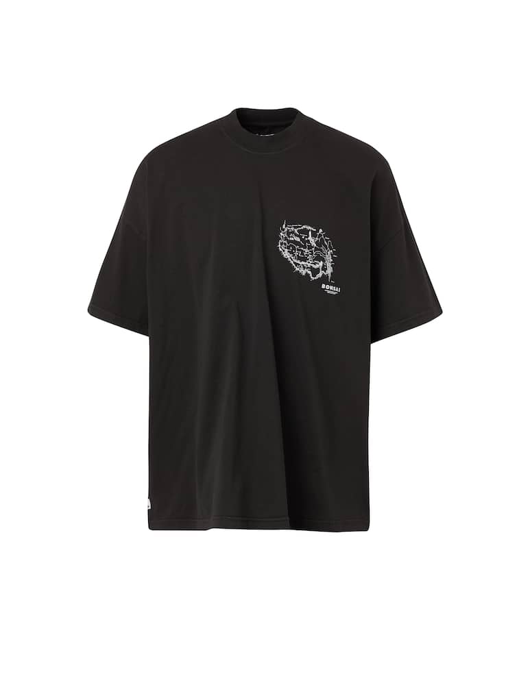 rinascente Bonsai Map print over fit t-shirt