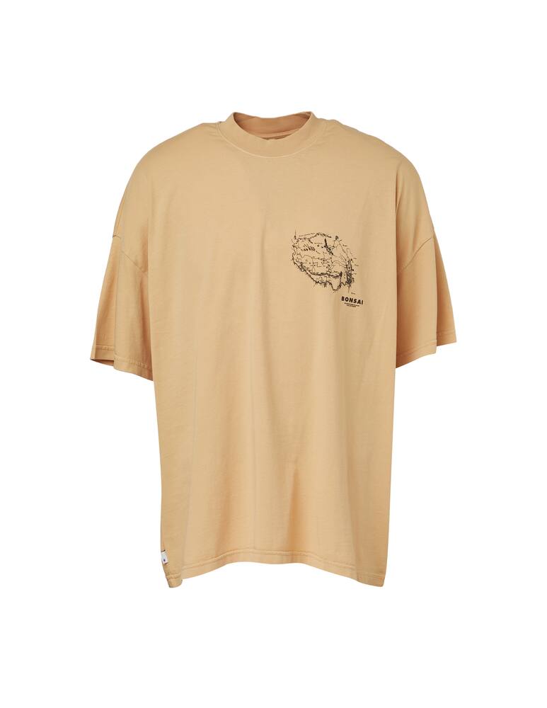 rinascente Bonsai Map print over fit t-shirt