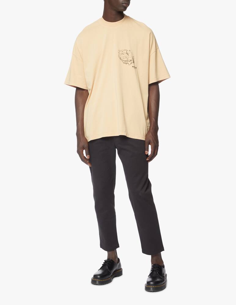 rinascente Bonsai Map print over fit t-shirt