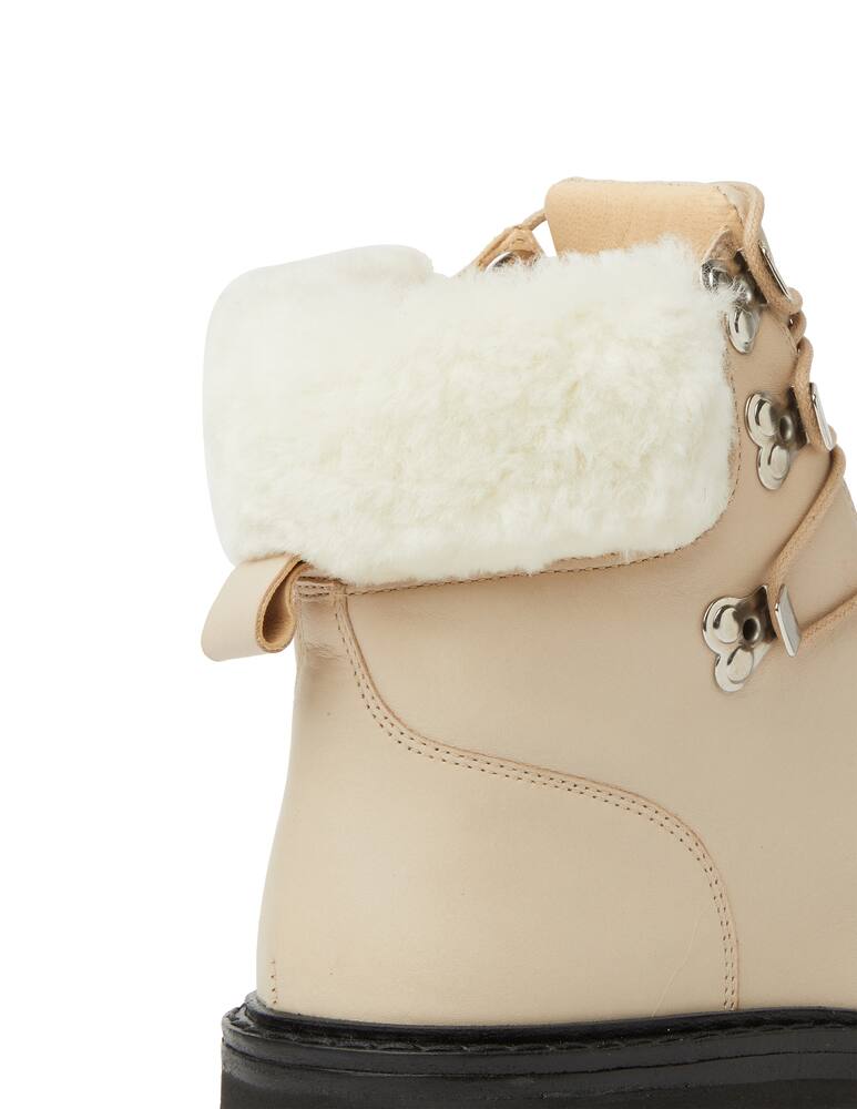 rinascente Black Suede Studio Dakota combat boots