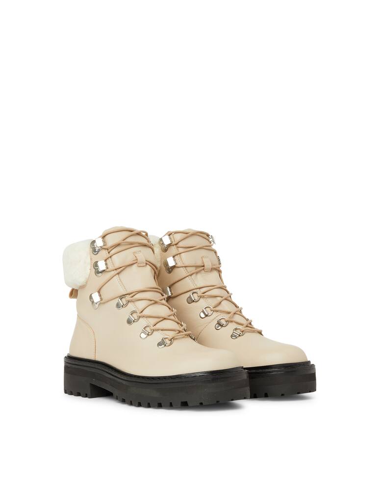 rinascente Black Suede Studio Dakota combat boots