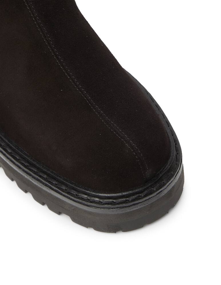 rinascente Black Suede Studio Stivaletti in pelle Dani