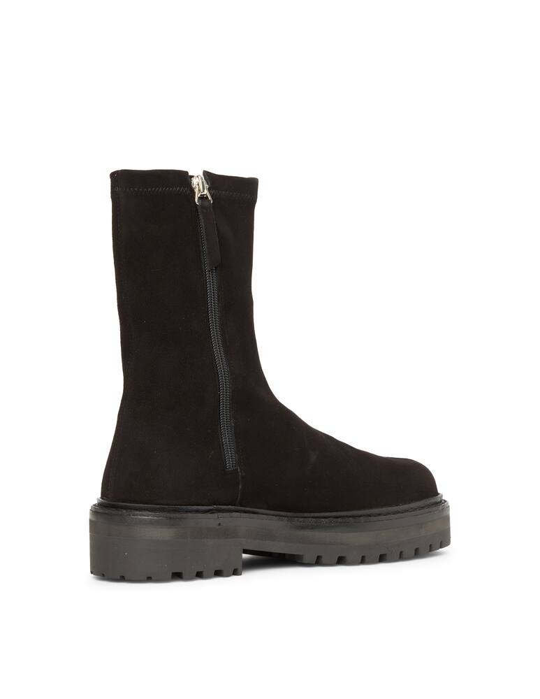 rinascente Black Suede Studio Stivaletti in pelle Dani