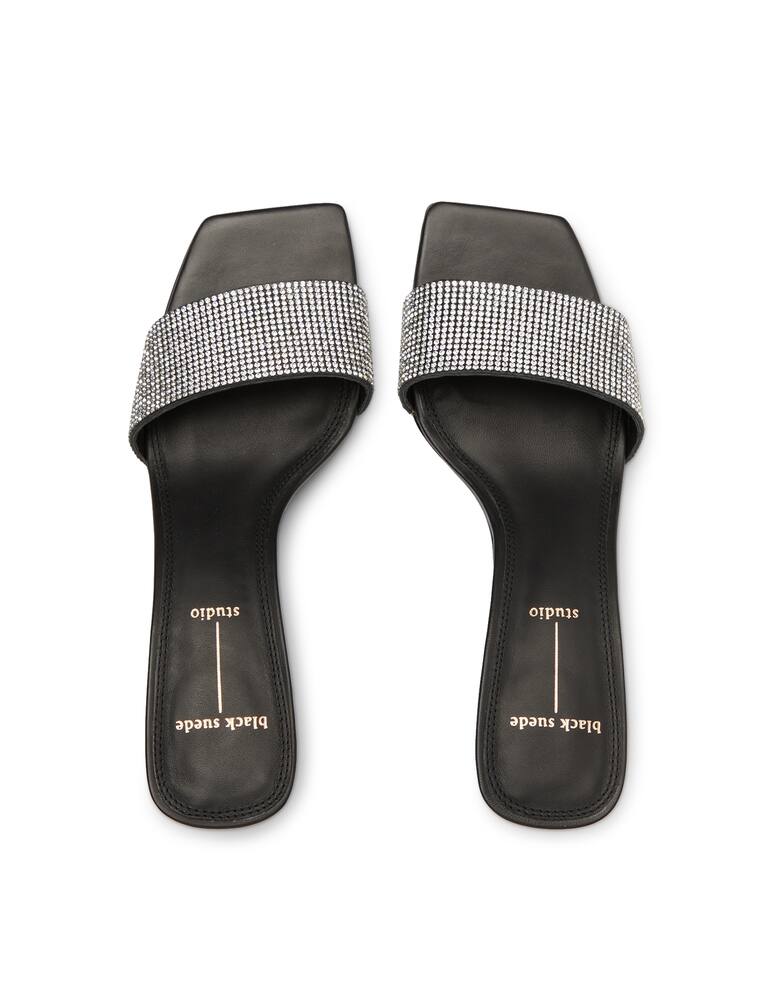 rinascente Black Suede Studio Flavie kitten heels