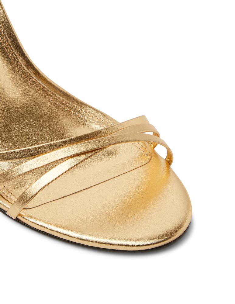 rinascente Black Suede Studio Sandali con tacco Leandra