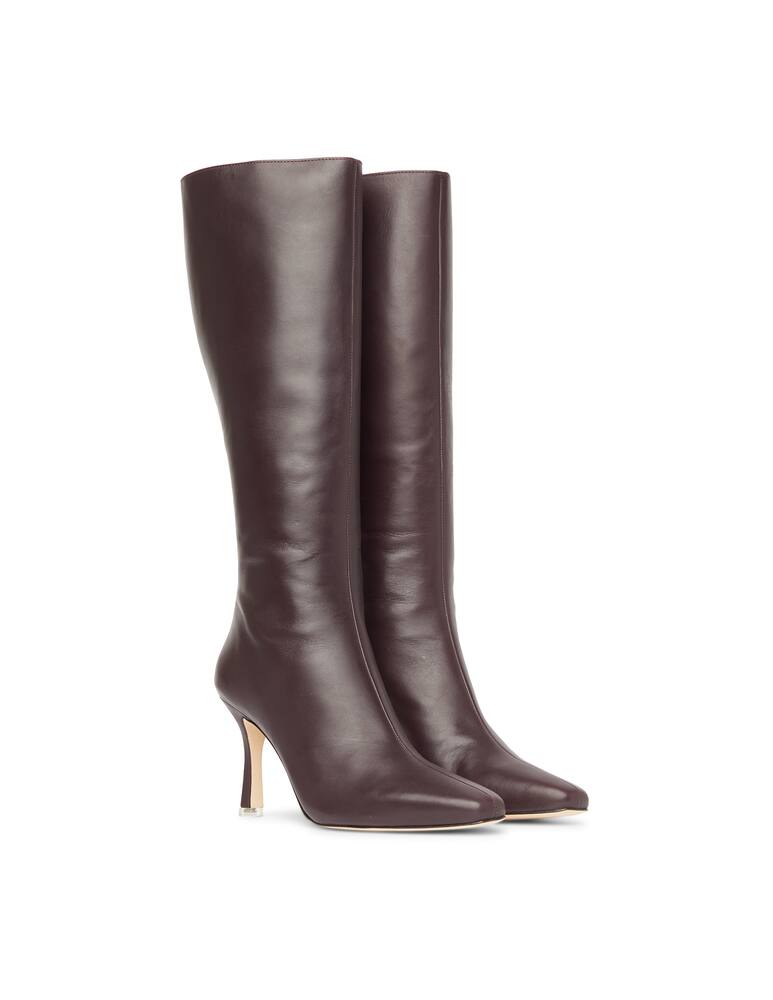 rinascente Black Suede Studio Liz knee-high boots