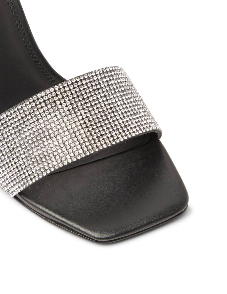 rinascente Black Suede Studio Sandali con tacco Marisa