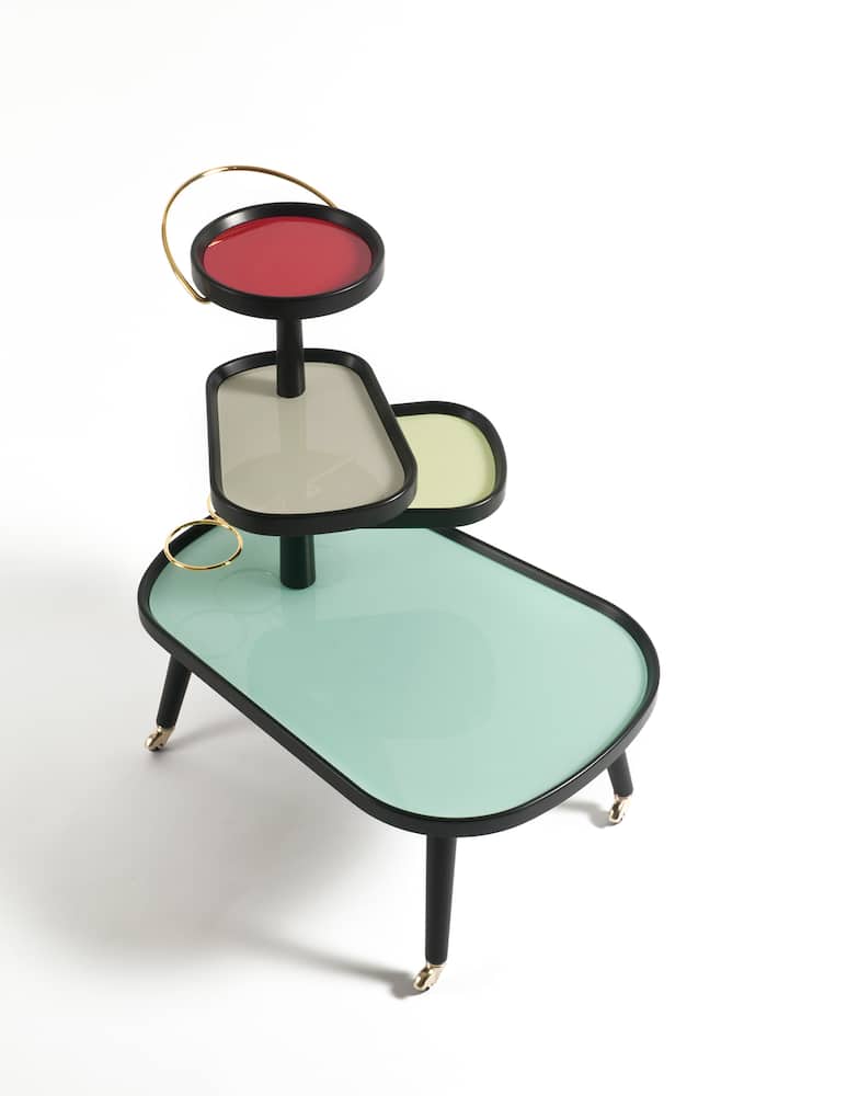 rinascente Colè Sushi Kart Portavivande Nero - Nero