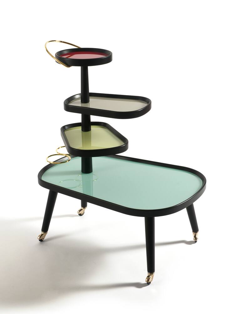 rinascente Colè Sushi Kart Portavivande Nero - Nero