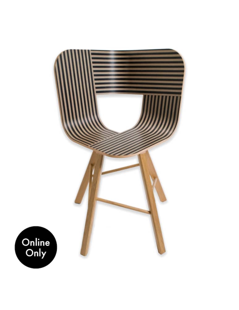 rinascente Colè Tria Wood 4 Sedia - Beige