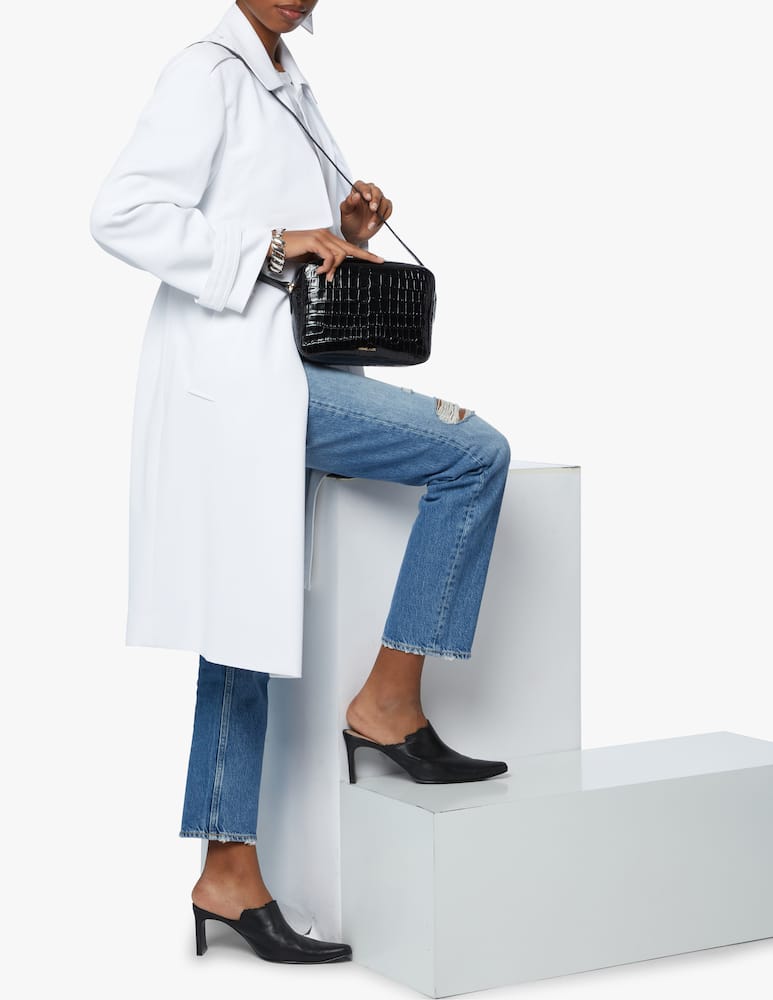 rinascente Frenzlauer Flyer croc-effect borsa a tracolla