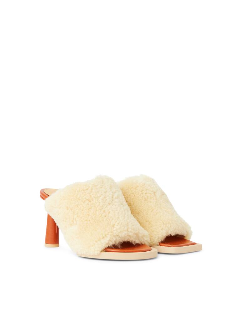 rinascente Jacquemus Les mules carrés ronds - Beige