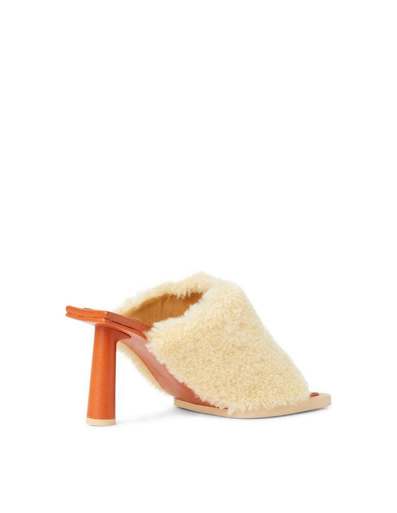 rinascente Jacquemus Les mules carrés ronds - Beige