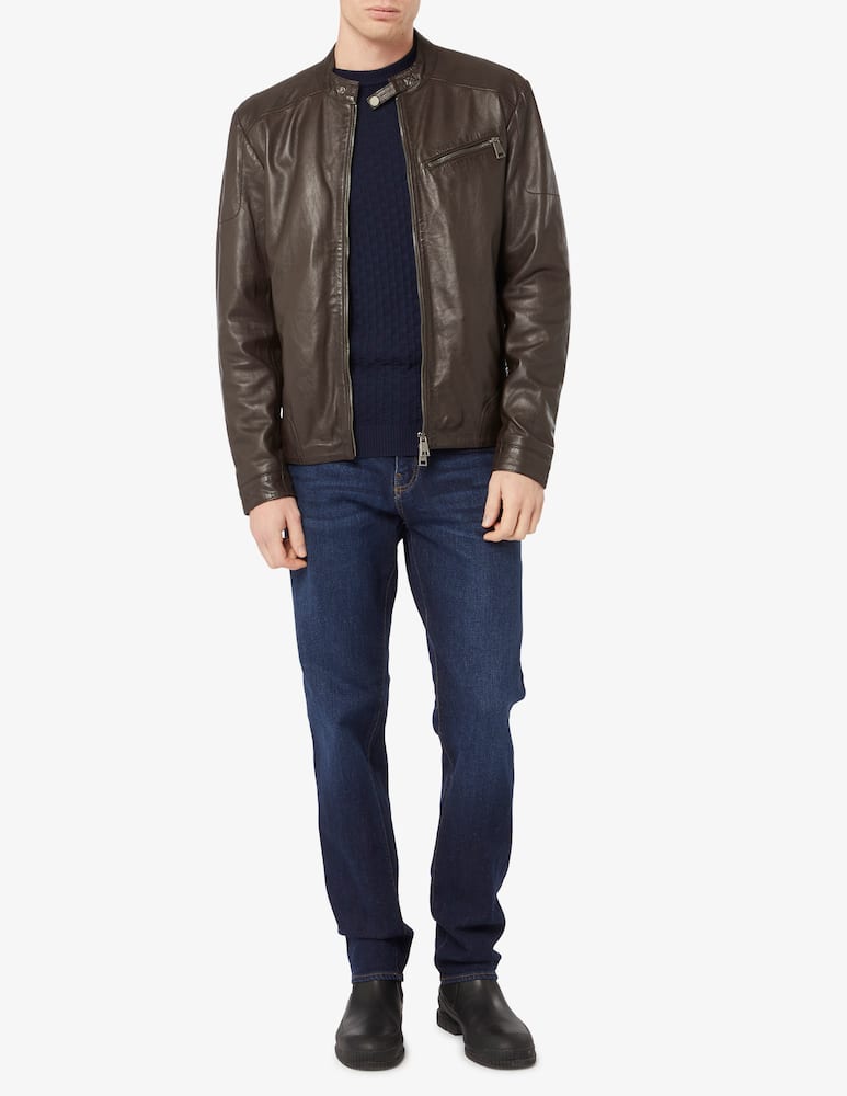 rinascente Misaky Giacca biker pelle