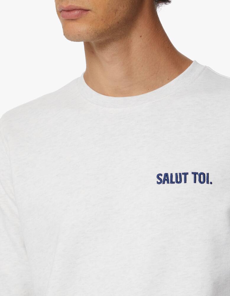 rinascente Les Petits Basics Salut toi embroidered sweater