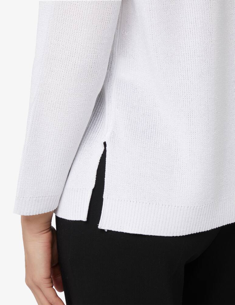 Rinascente Collection Maglia con scollo a v e spacchi - immagine 4 Rinascente Collection Maglia con scollo a v e spacchi - immagine 4