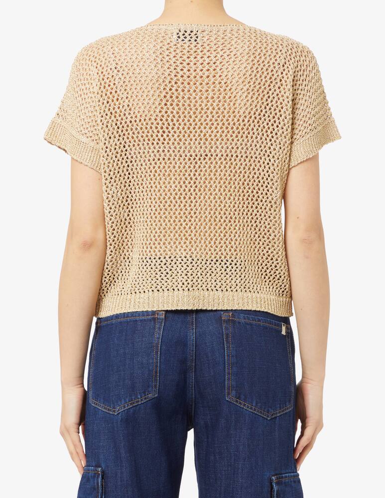 rinascente Rinascente Collection Short sleeved in perforated lurex