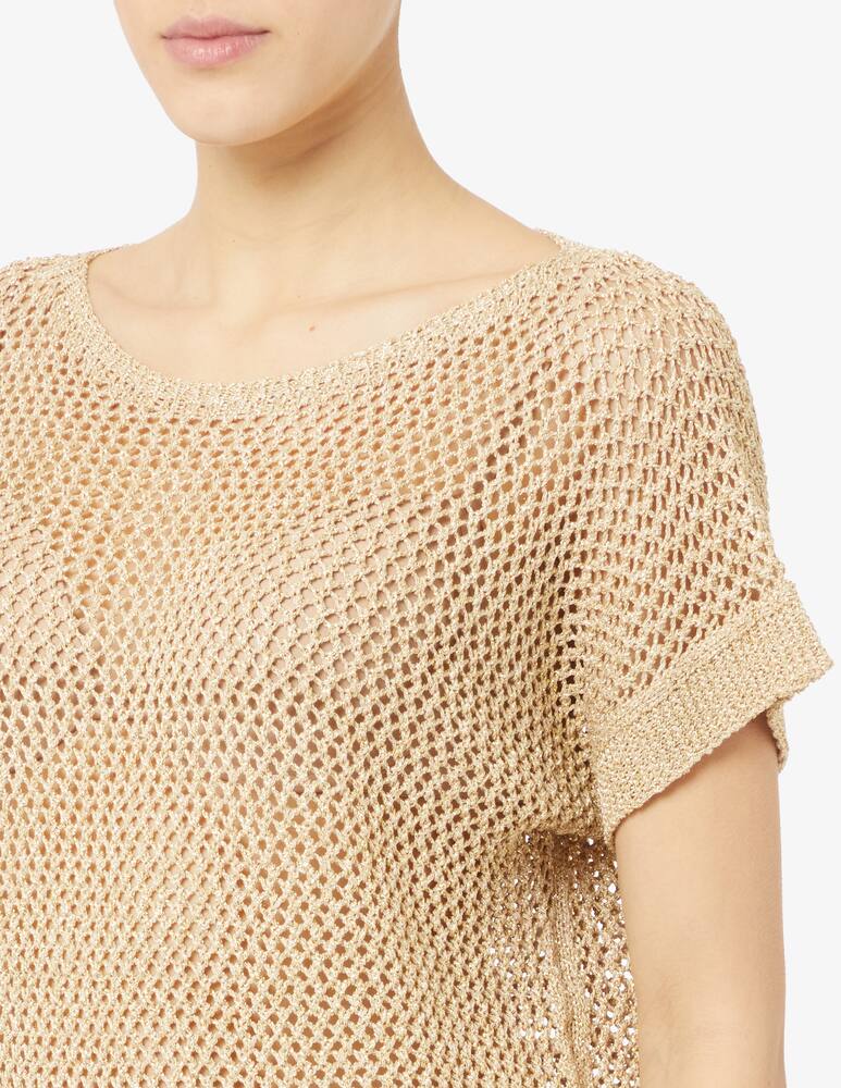 rinascente Rinascente Collection Short sleeved in perforated lurex