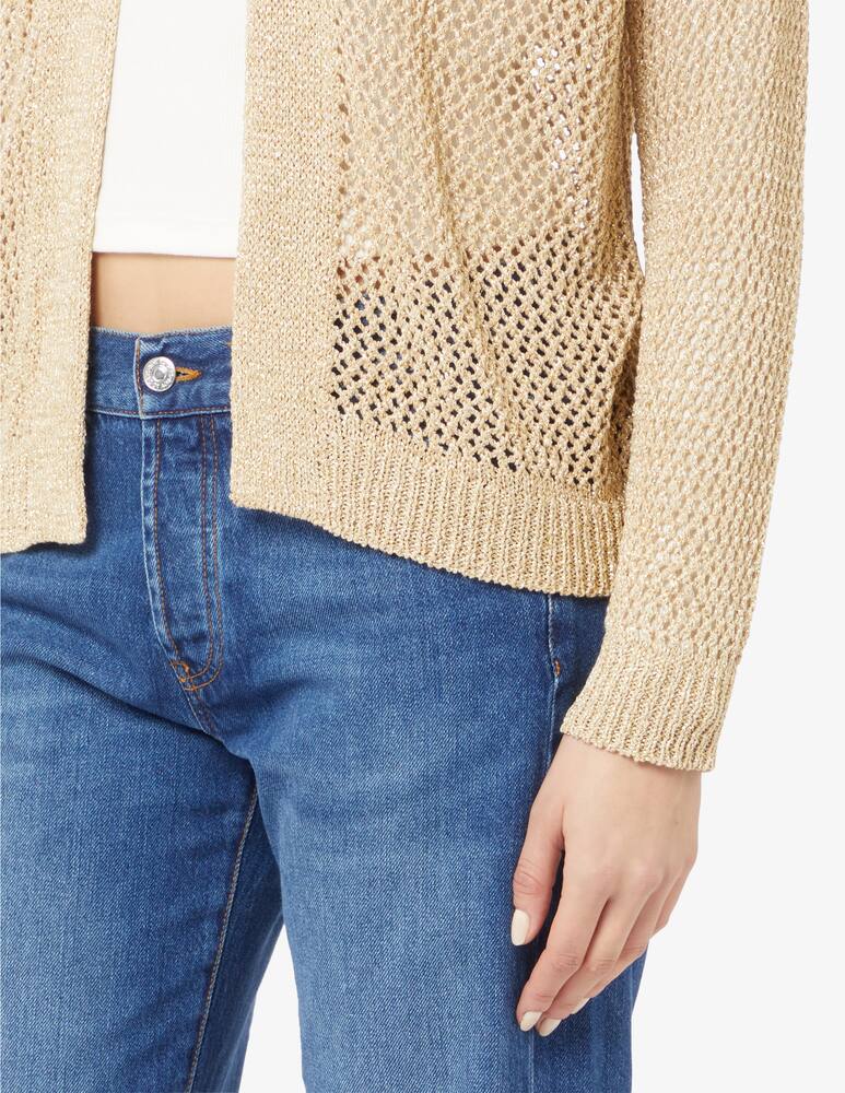 rinascente Rinascente Collection Perforated lurex cardigan