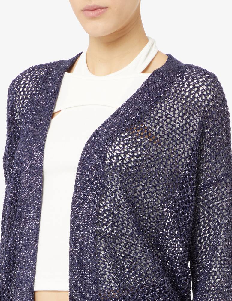 rinascente Rinascente Collection Perforated lurex cardigan