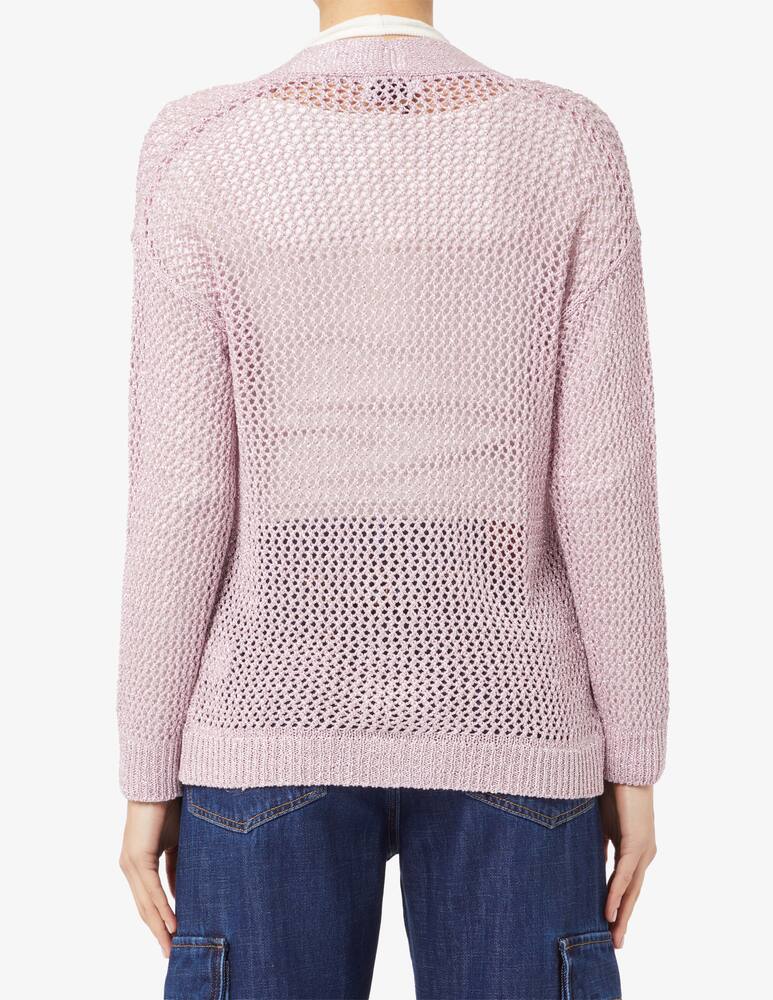 rinascente Rinascente Collection Perforated lurex cardigan
