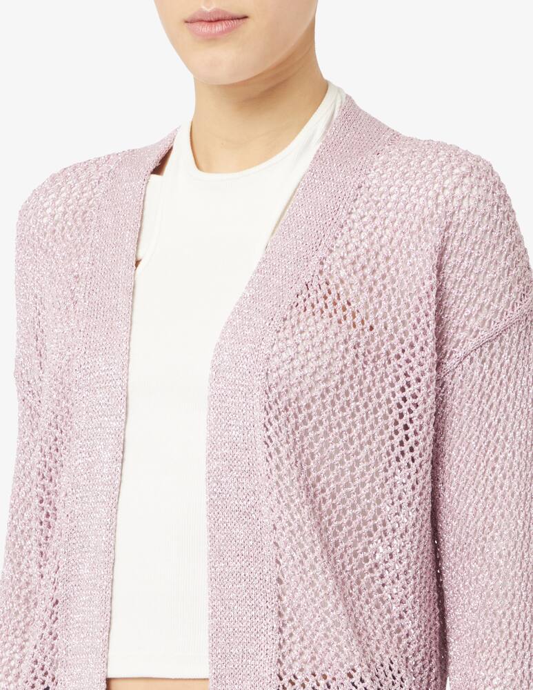 rinascente Rinascente Collection Perforated lurex cardigan