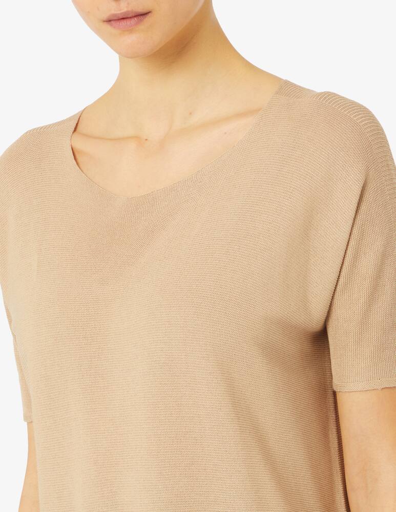 rinascente Rinascente Collection Boat neckline and 3/4 sleeves tee