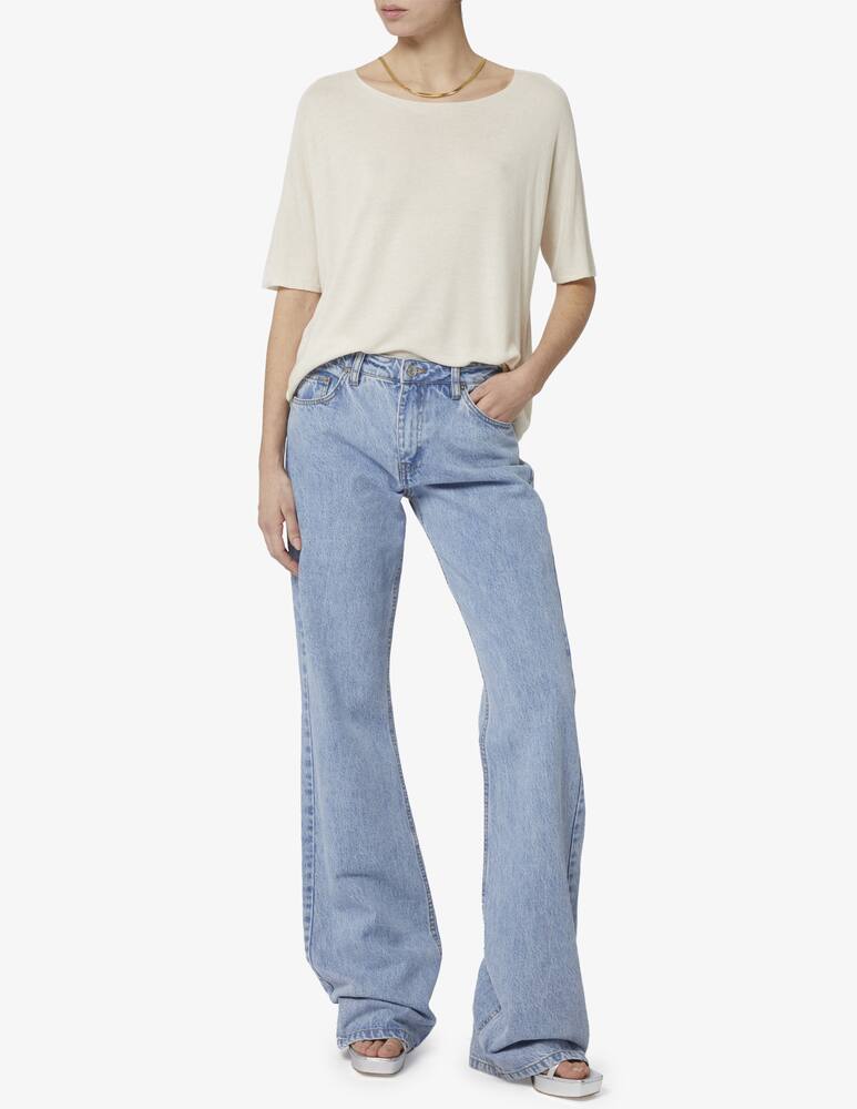 rinascente Rinascente Collection Boat neckline and 3/4 sleeves tee