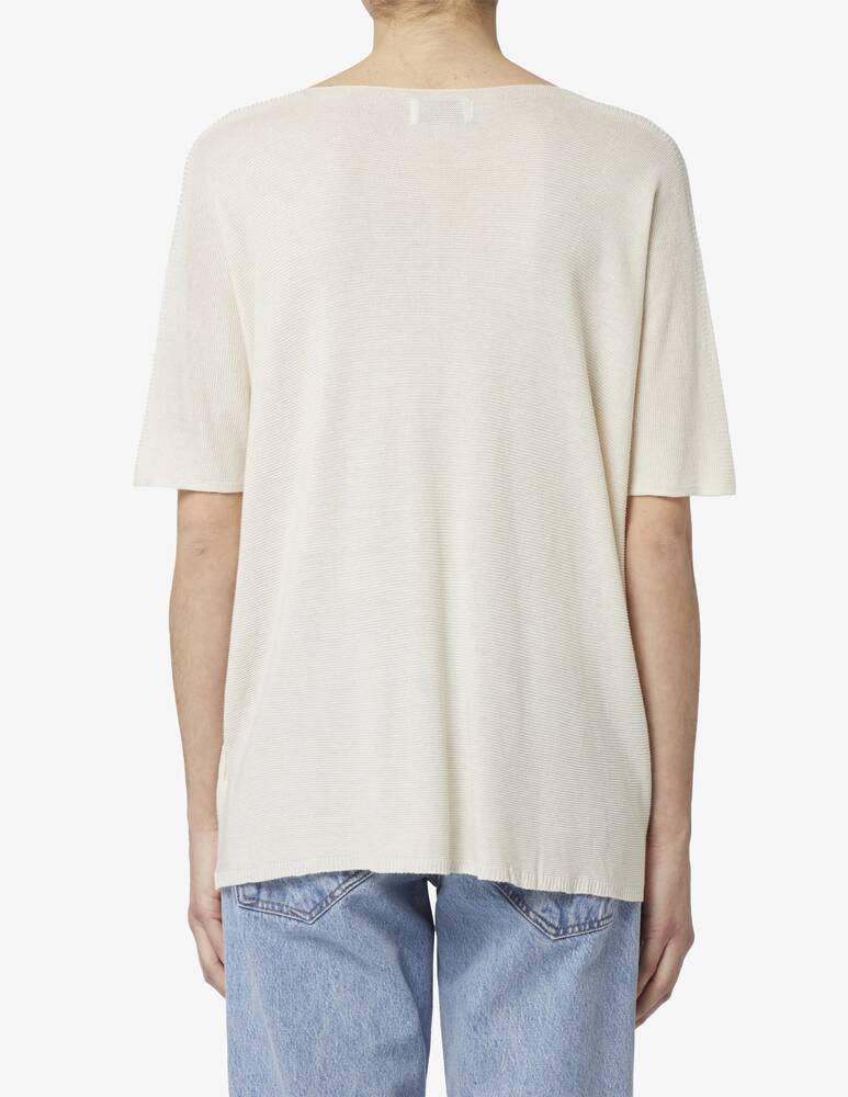 rinascente Rinascente Collection Boat neckline and 3/4 sleeves tee