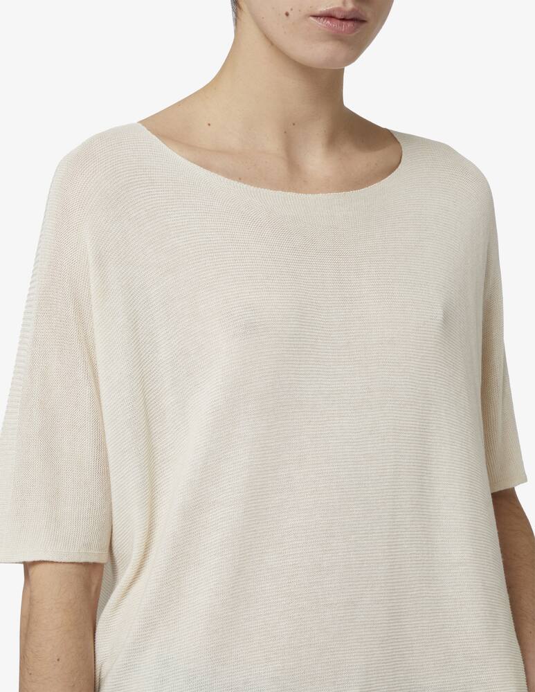 rinascente Rinascente Collection Boat neckline and 3/4 sleeves tee