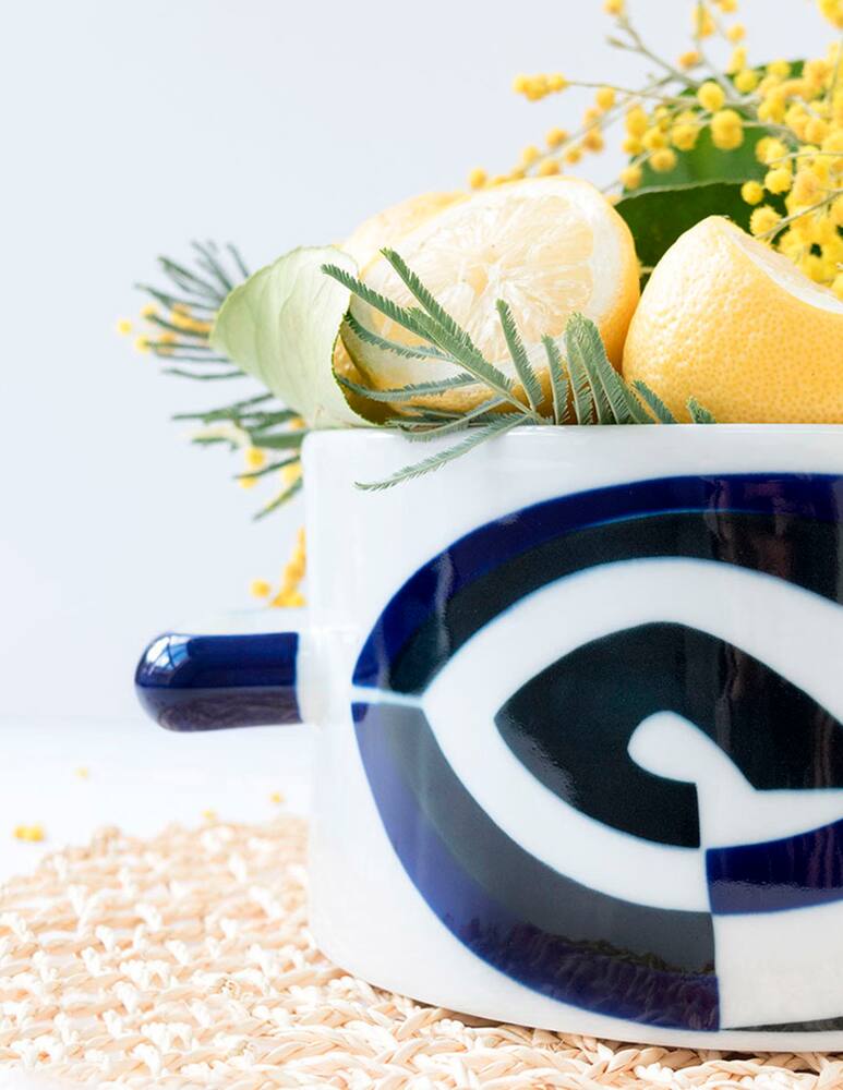 rinascente Sargadelos Salad Bowl P - Blue