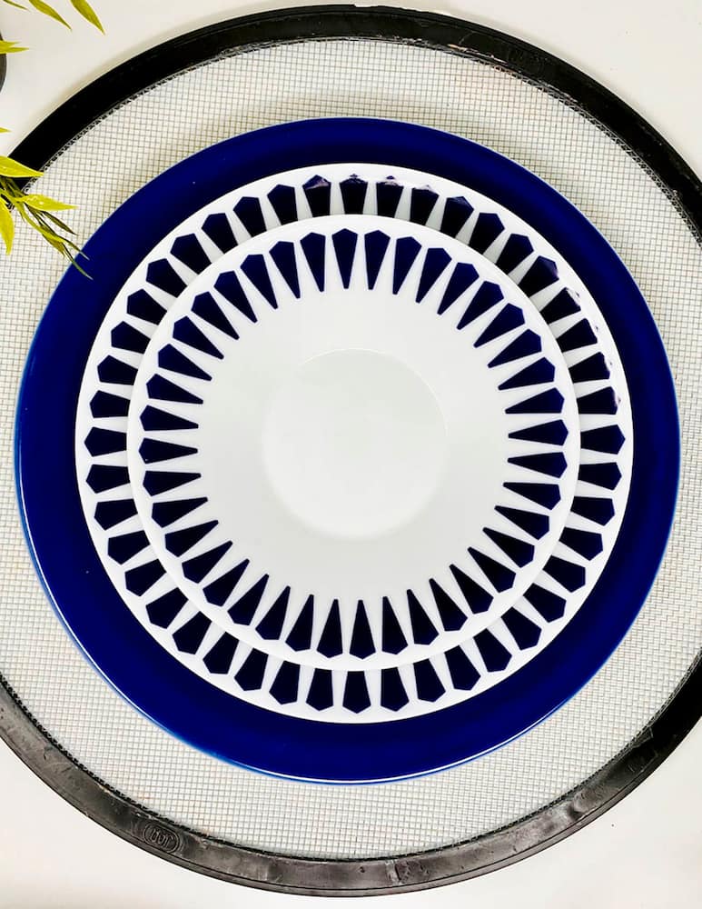 rinascente Sargadelos Deep Plate Estrela - Blue