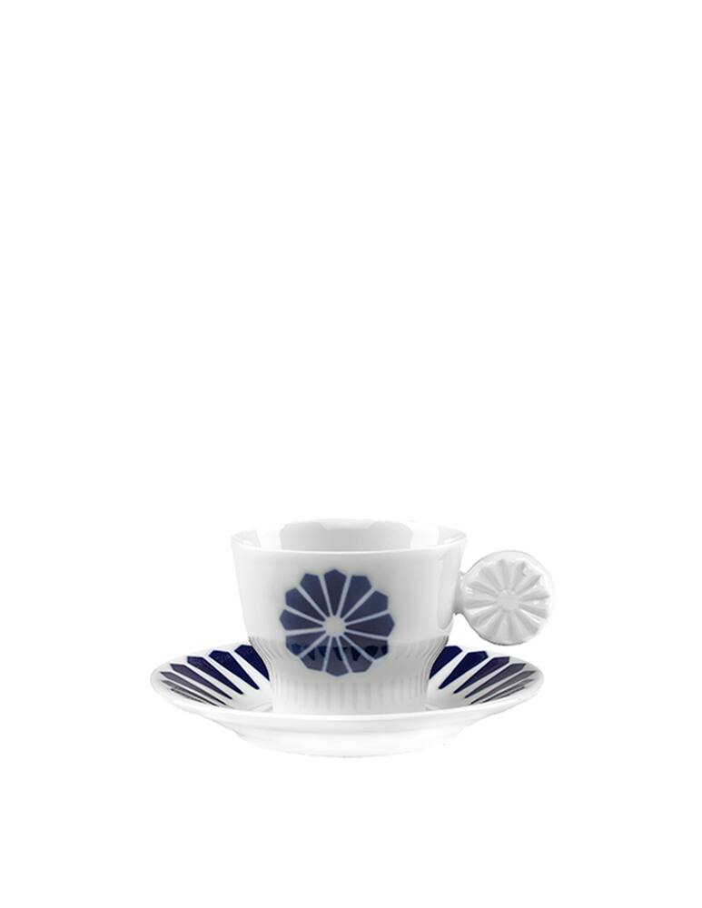 rinascente Sargadelos Coffee Cup And Saucer Estrela - Blue