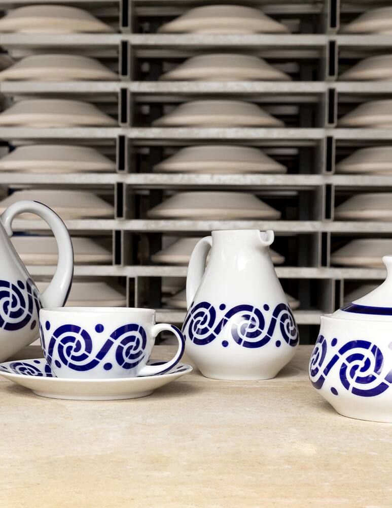 rinascente Sargadelos Espiroide Lattiera Piccola - Blu