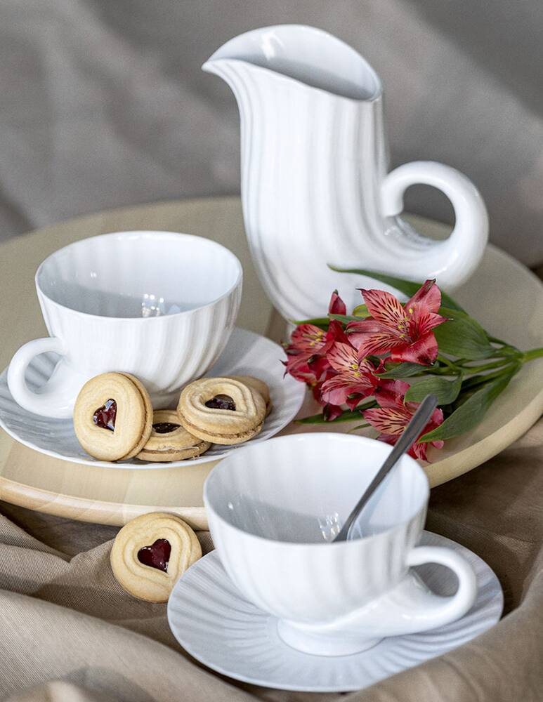 rinascente Sargadelos Cuncha Set Colazione - Bianco