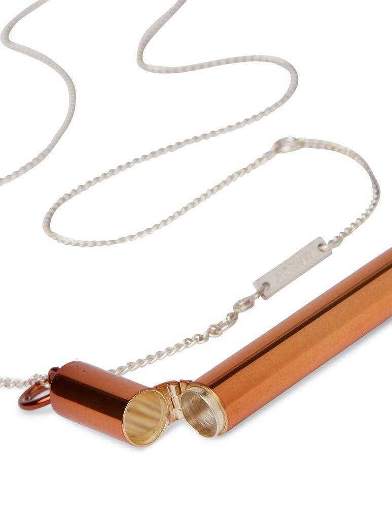 rinascente Ambush Metal cigarette case necklace