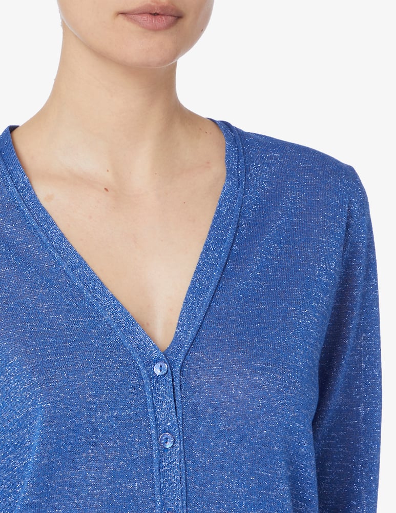 Rinascente Collection Cardigan in lurex - immagine 4 Rinascente Collection Cardigan in lurex - immagine 4