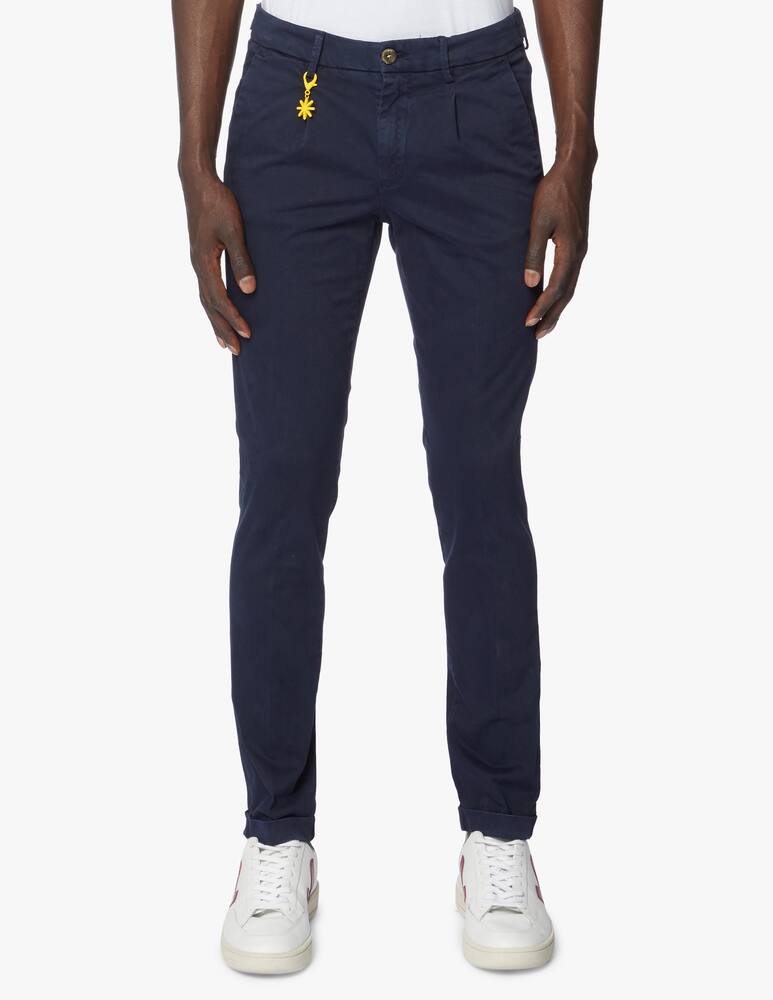 rinascente Manuel Ritz Pantalone gabardina pence tinto capo