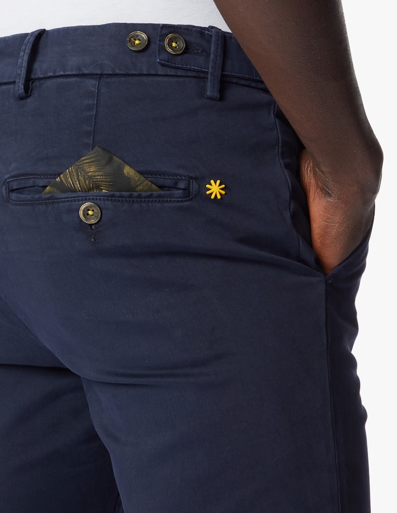 rinascente Manuel Ritz Pantalone gabardina pence tinto capo