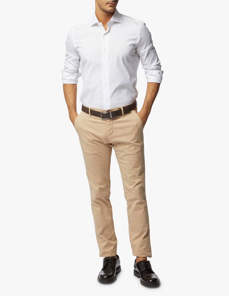 Mazzarelli Stretch poplin shirt - picture 2 Mazzarelli Stretch poplin shirt - picture 2