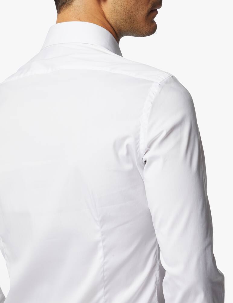 Mazzarelli Stretch poplin shirt - picture 5 Mazzarelli Stretch poplin shirt - picture 5