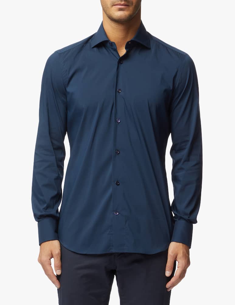 rinascente Mazzarelli Camicia in popeline stretch