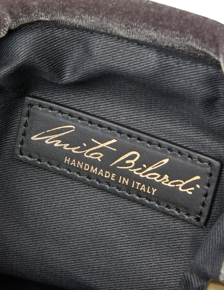 rinascente Anita Bilardi Velvet clutch 