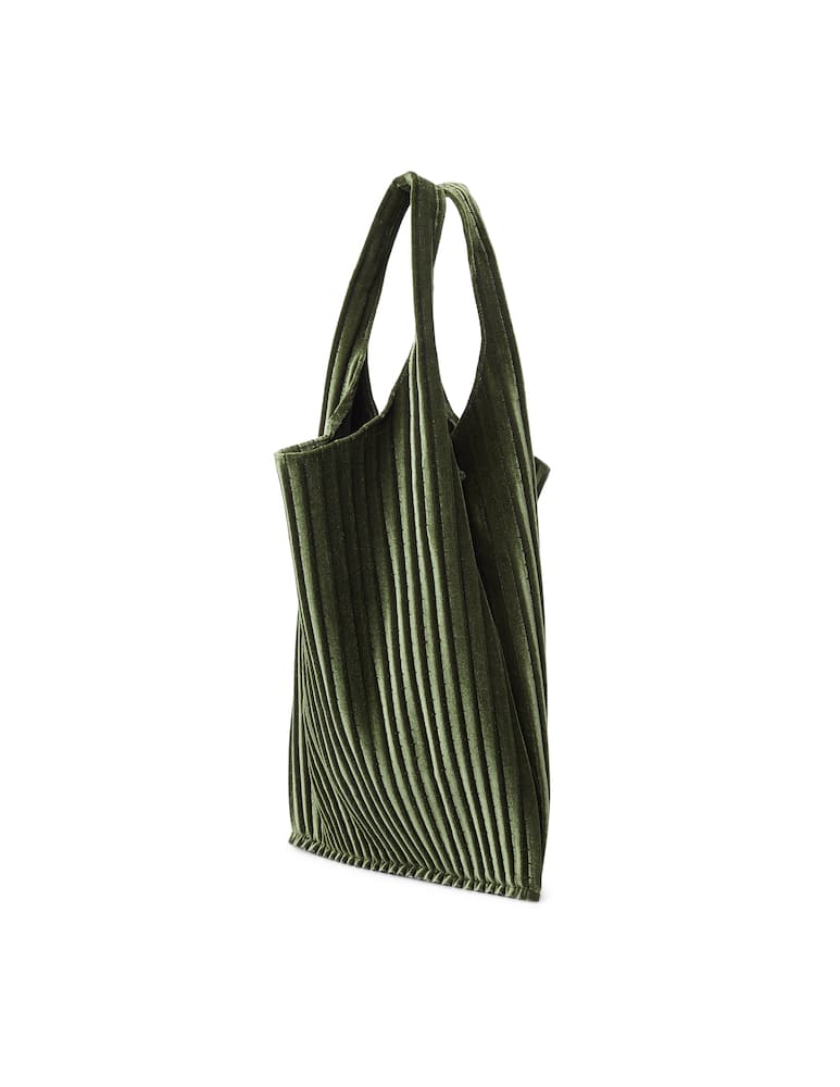 rinascente Anita Bilardi Pleated velvet shopper bag New Picasso