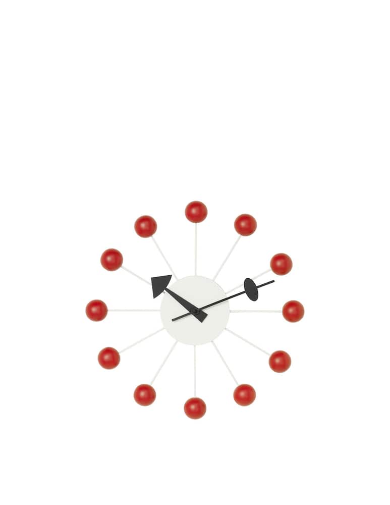 Vitra Ball Clock rosso - immagine 1 Vitra Ball Clock rosso - immagine 1