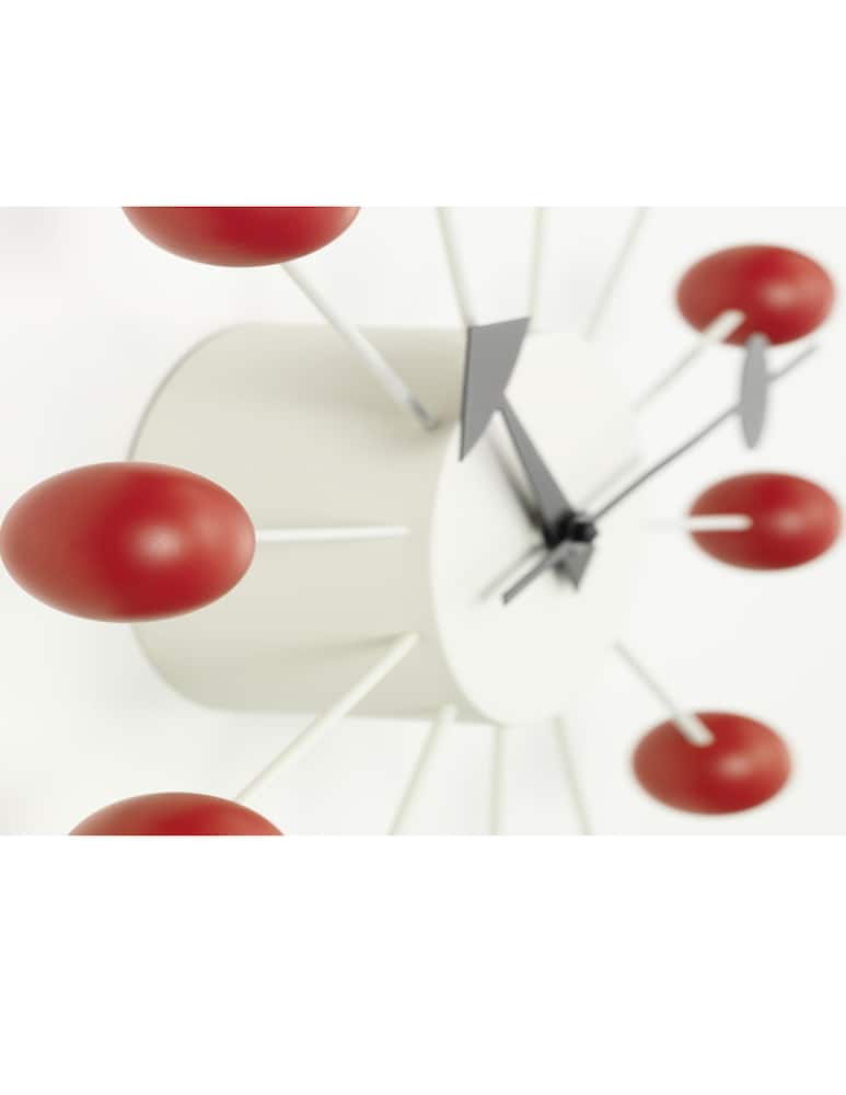 Vitra Ball Clock rosso - immagine 2 Vitra Ball Clock rosso - immagine 2