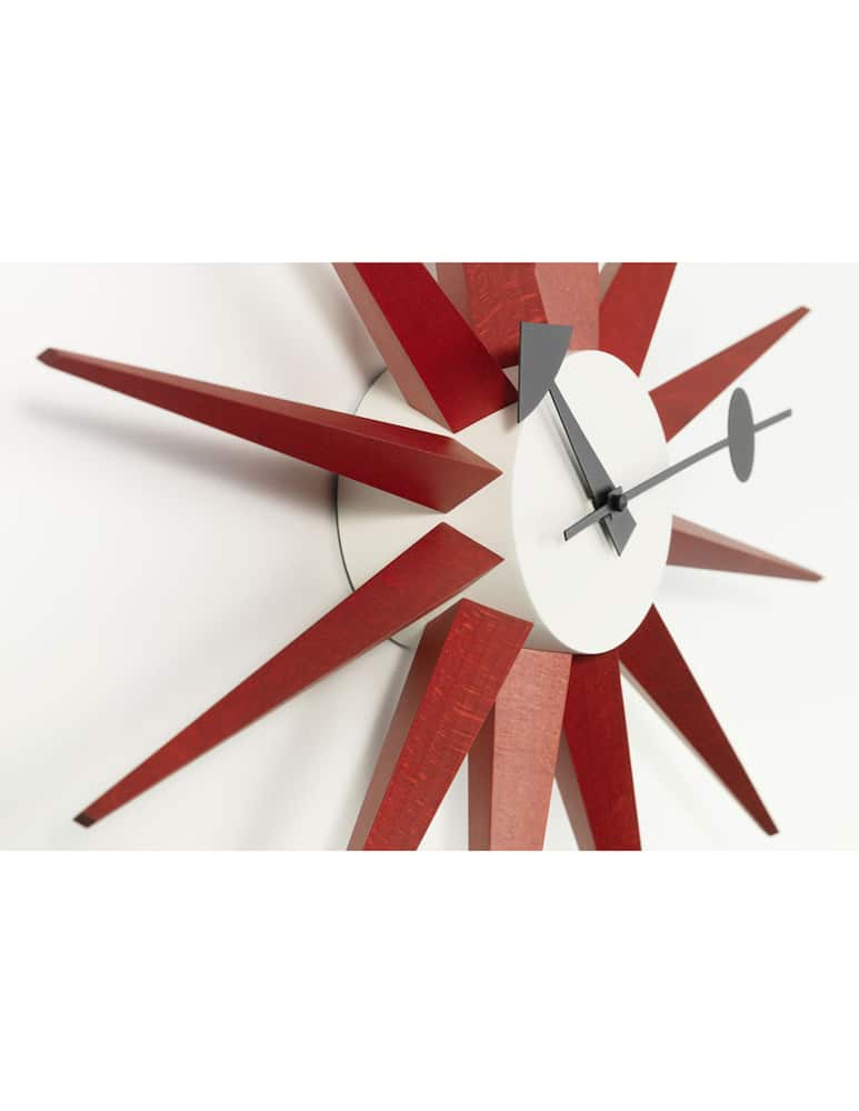rinascente Vitra Sunburst Clock red