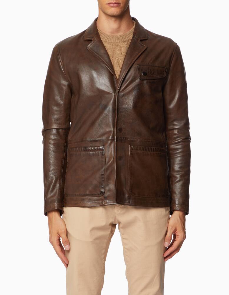 rinascente Matchless Ian leather blazer jacket