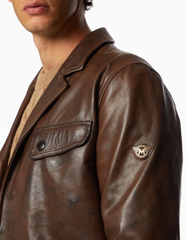 rinascente Matchless Ian leather blazer jacket
