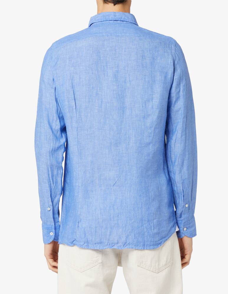 rinascente Altemflower Contrast linen shirt